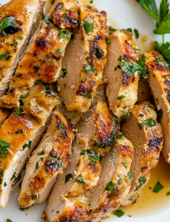 A whole raw chicken on a wooden cutting board, surrounded by fresh rosemary, lemon halves, and garlic cloves, ready to be seasoned and roasted.