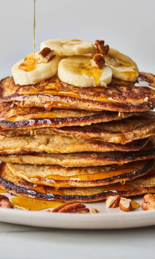 Banana and Oats Pancakes Recipe