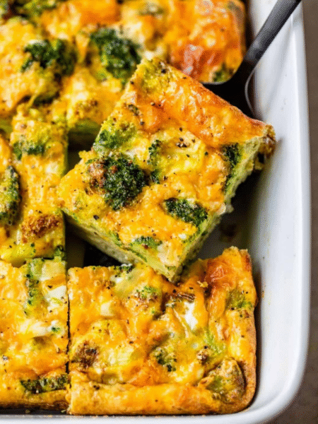 Breakfast Broccoli Bake Recipe