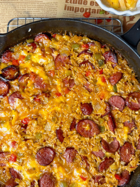 Cajun Sausage and Rice Skillet Recipe