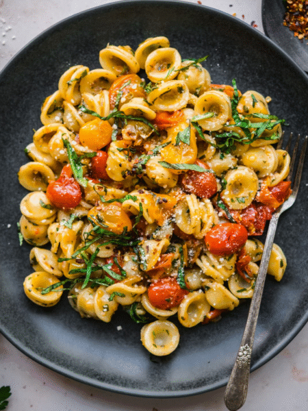 Cherry Tomato and Basil Pasta Recipe
