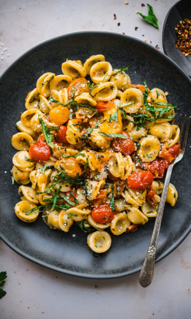 Cherry Tomato and Basil Pasta Recipe