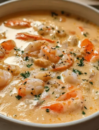 Crab and Shrimp Seafood Bisque Recipe
