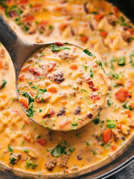 Italian Sausage Pasta Soup Recipe