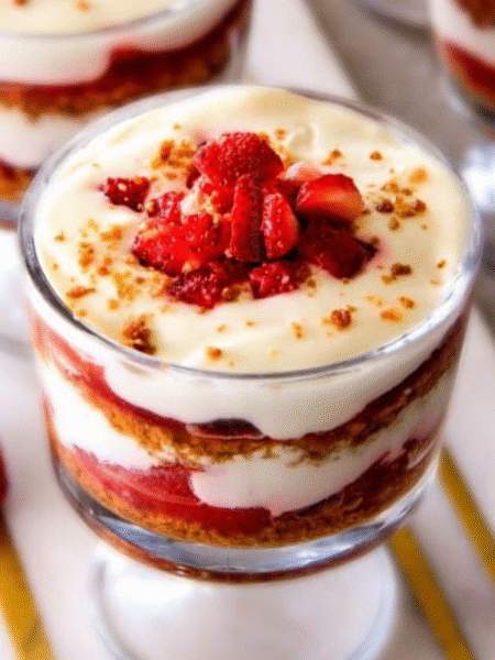 No Bake Cheesecake Parfaits Recipe