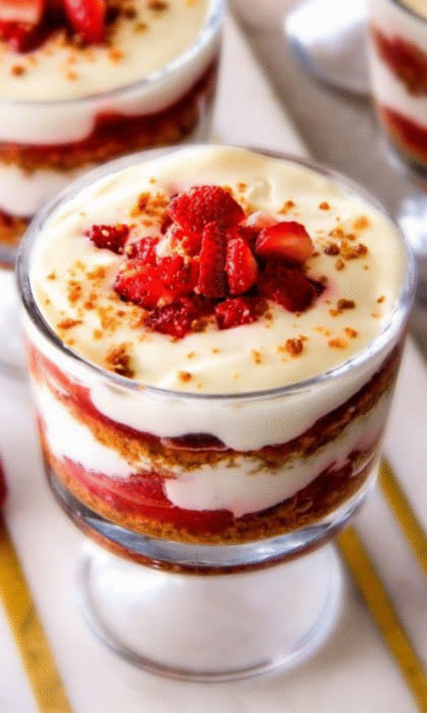 No Bake Cheesecake Parfaits Recipe