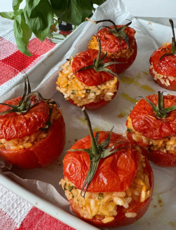 Roman Rice-Stuffed Tomatoes Recipe