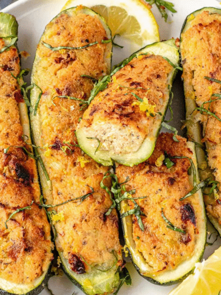 Stuffed Zucchini with Ricotta Recipe