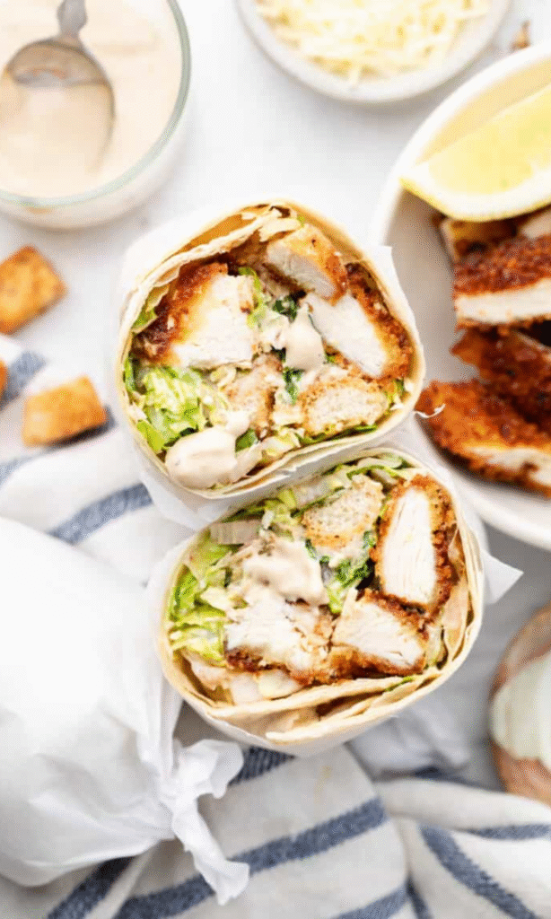 Chicken Caesar Wrap Recipe