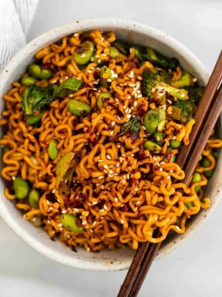 10-Minute Saucy Ramen Noodles Recipe