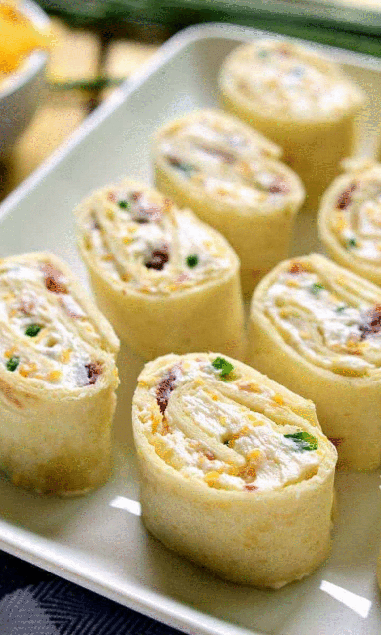 Bacon Cheddar Ranch Pinwheels Recipe