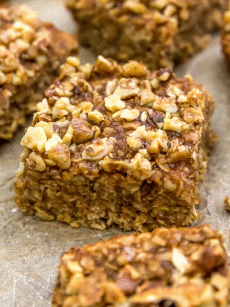 Banana Oat Breakfast Bars Recipe