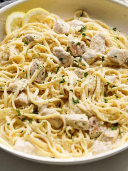 Creamy Lemon Chicken Pasta Recipe