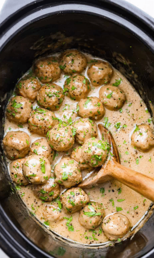 Slow Cooker Swedish Meatballs Recipe