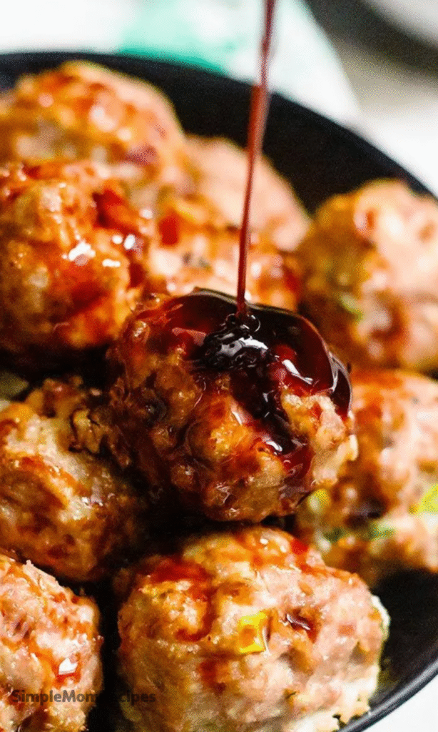 Easy Baked Chicken Meatballs Recipe