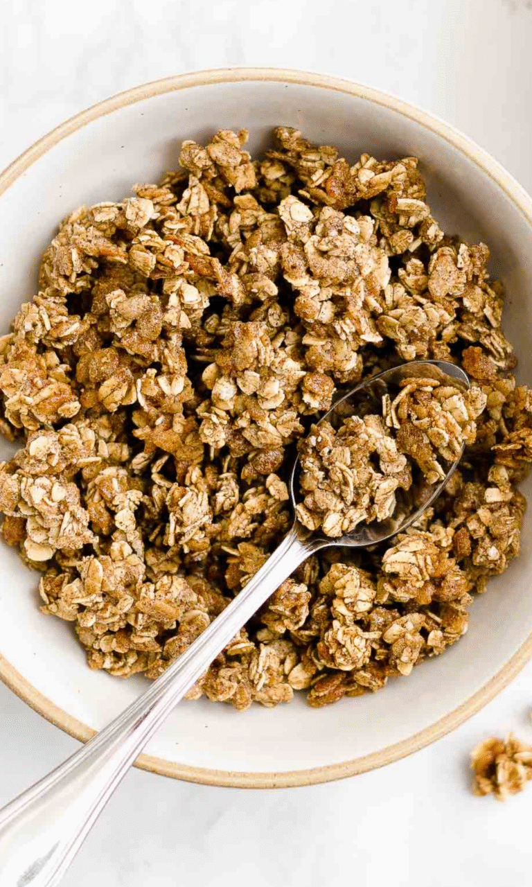 High Protein Homemade Granola Recipe