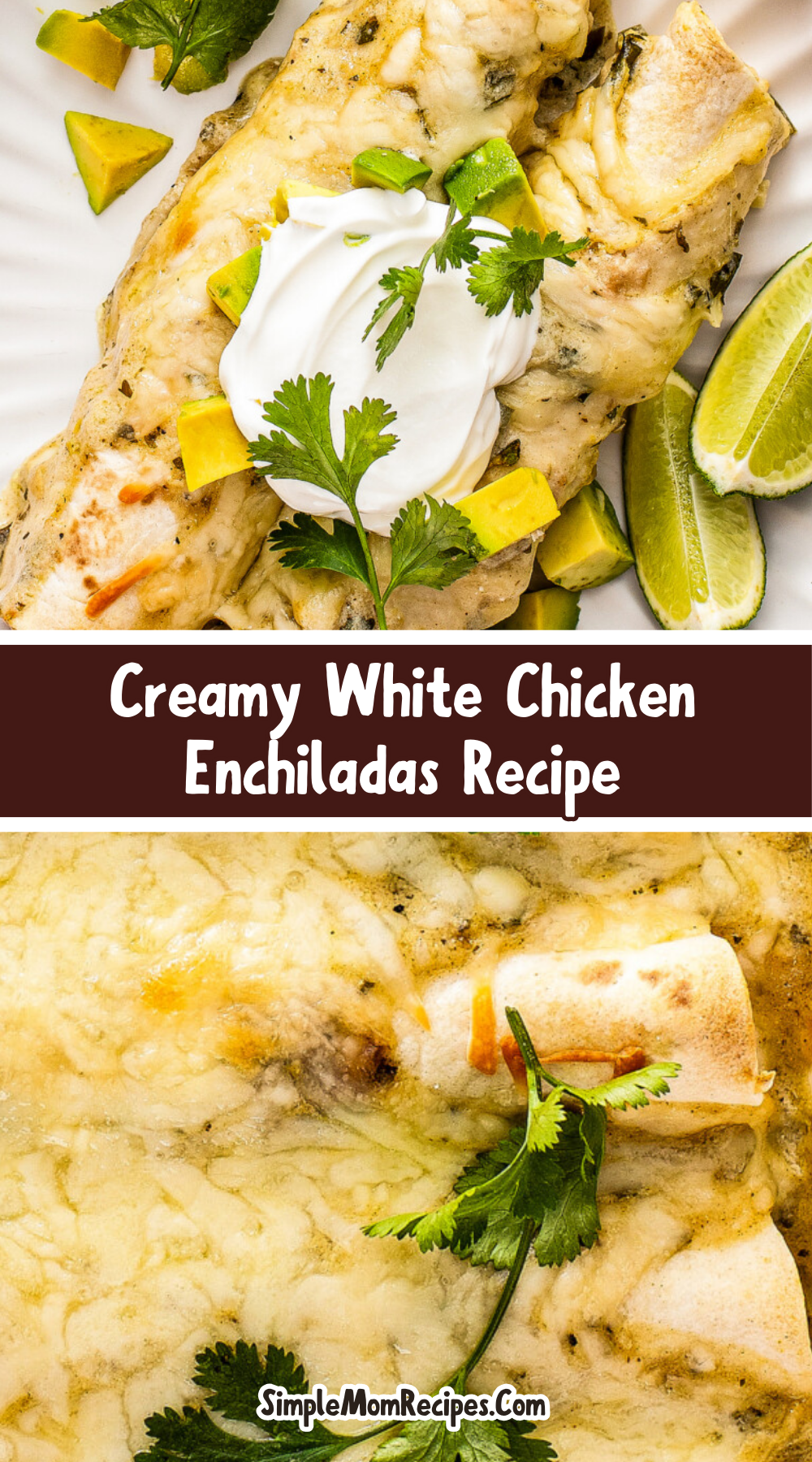 How to make Creamy White Chicken Enchiladas Recipe