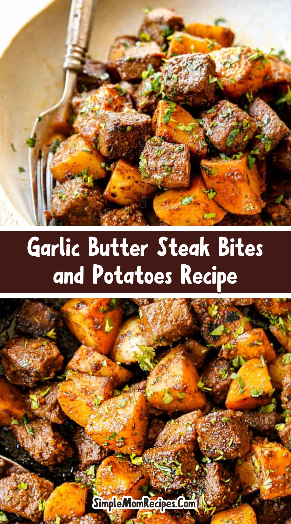 How to make Garlic Butter Steak Bites and Potatoes Recipe