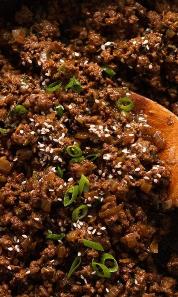 Korean Ground Beef Bowl Recipe