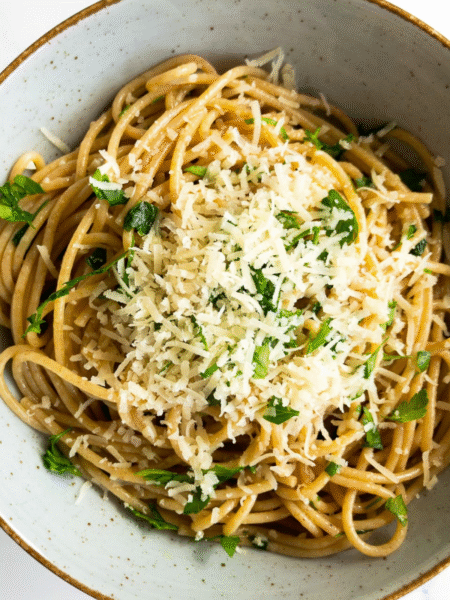 Lemon Garlic Parmesan Pasta Recipe