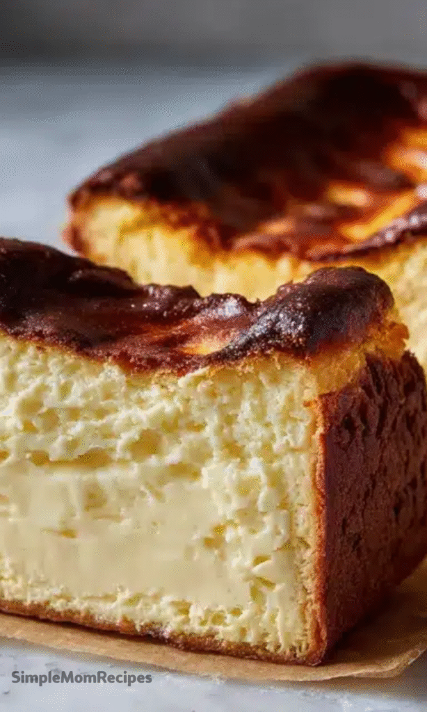 Loaf Pan Basque Cheesecake Recipe