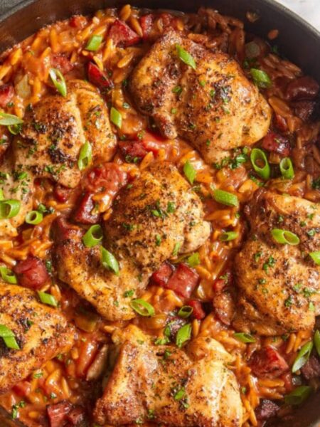 One Pot Creamy Orzo Recipe