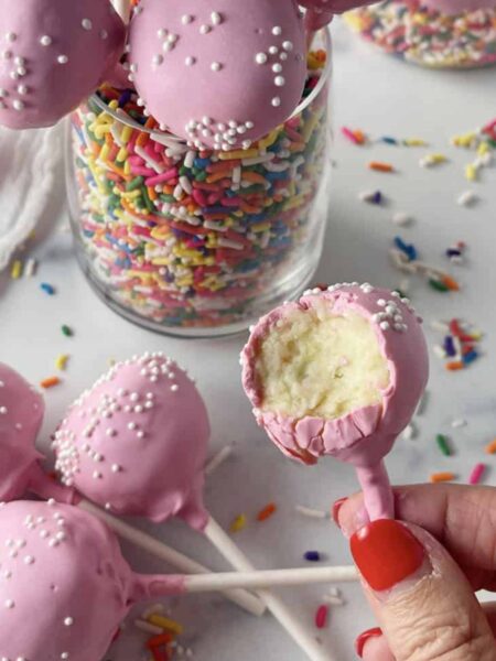 Starbucks Copycat Birthday Cake Pops