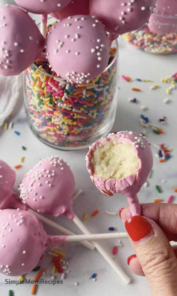 Starbucks Copycat Birthday Cake Pops