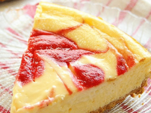 Strawberry Swirl Cheesecake Recipe