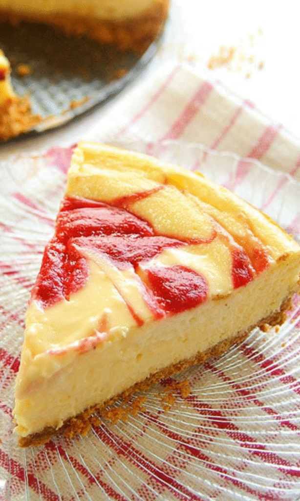 Strawberry Swirl Cheesecake Recipe