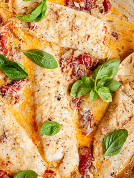 Tilapia in Roasted Pepper Sauce Recipe