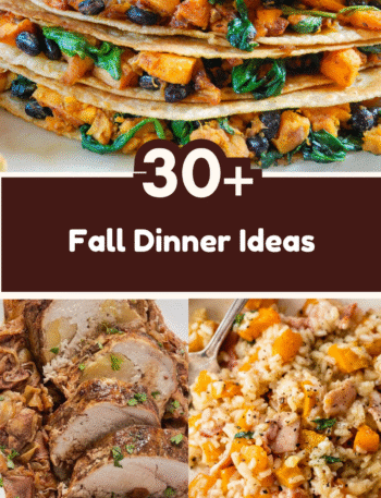 30+ Fall Dinner Ideas