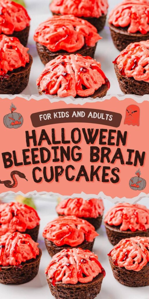 Bleeding Brain Cupcakes Recipe