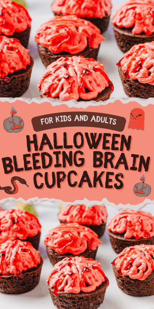 Bleeding Brain Cupcakes Recipe