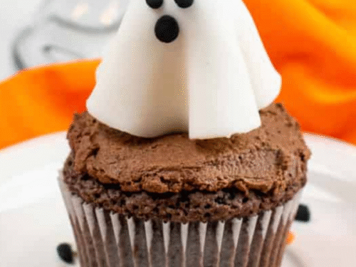 Easy Ghost Cupcakes Recipe