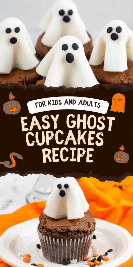 Easy Ghost Cupcakes Recipe