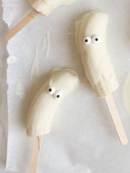 Frozen Chocolate Banana Ghost Pops Recipe