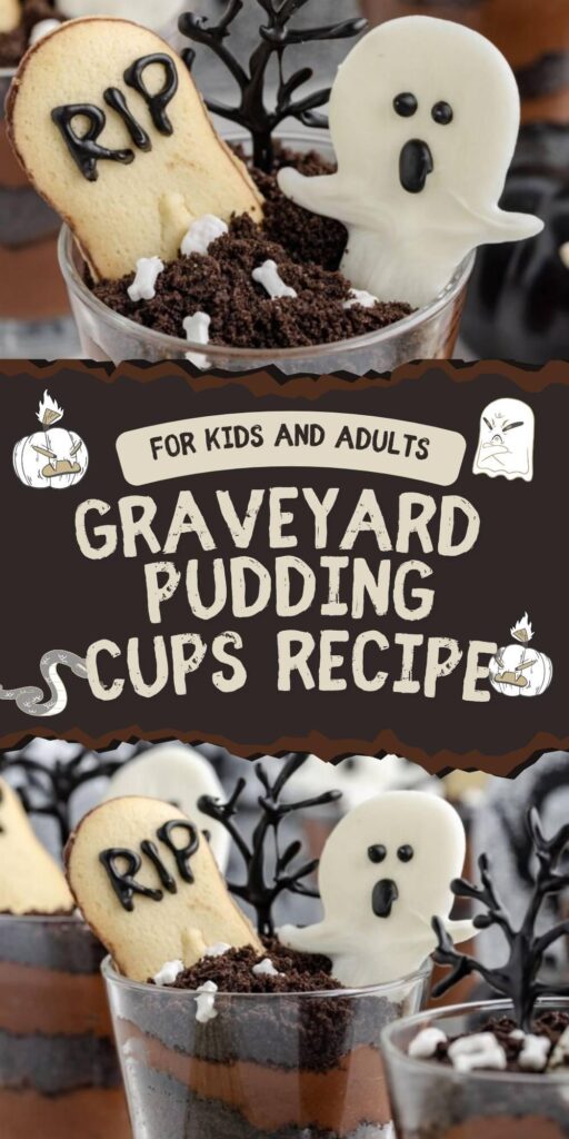 Graveyard Pudding Cups