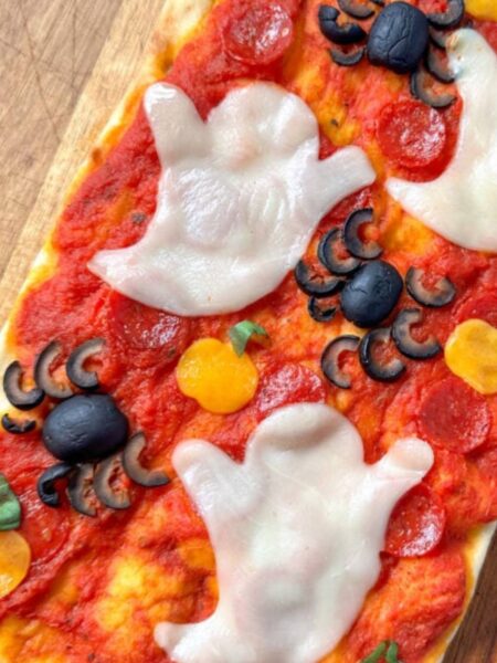Halloween Bread Pizza Recipe