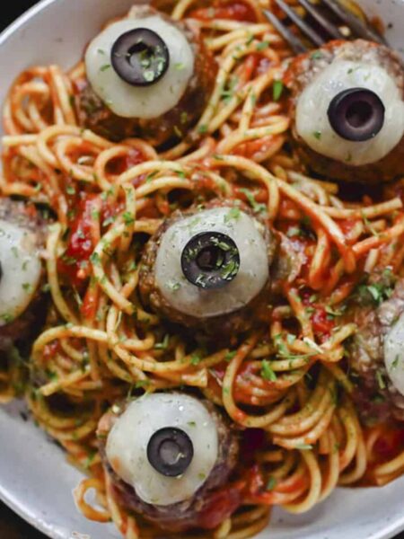 Halloween Eyeball Pasta Recipe