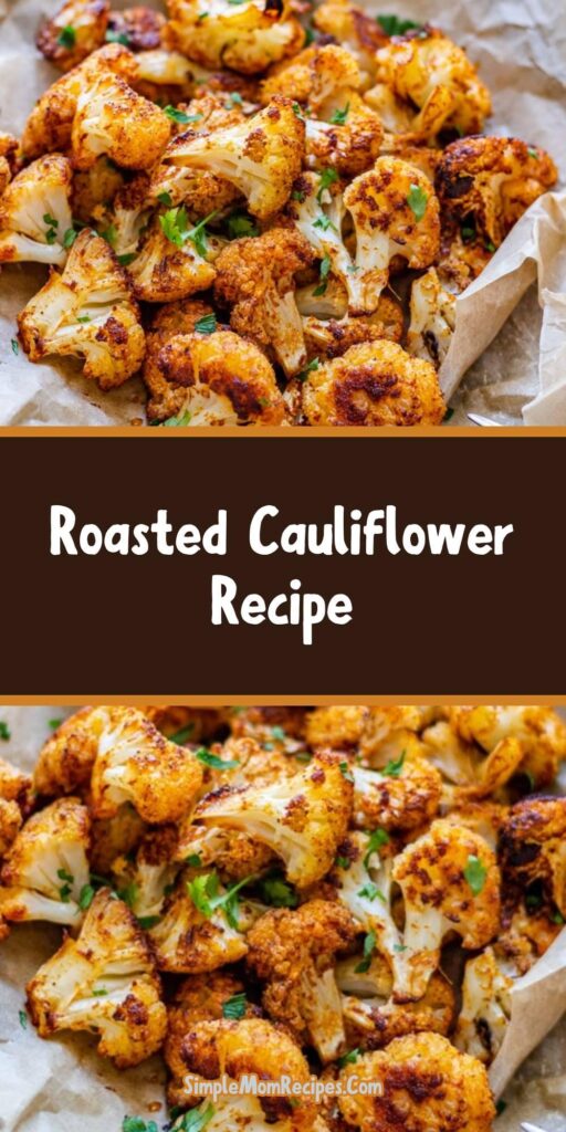How to make Roasted Cauliflower Recipe