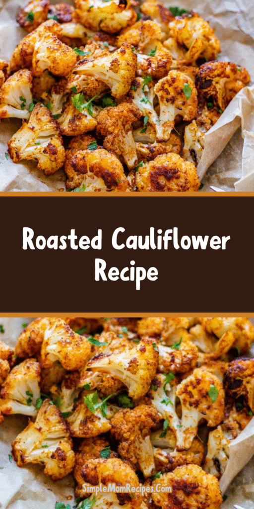 How to make Roasted Cauliflower Recipe