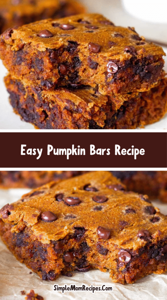 How to make fall easy Pumpkin Bars recipe