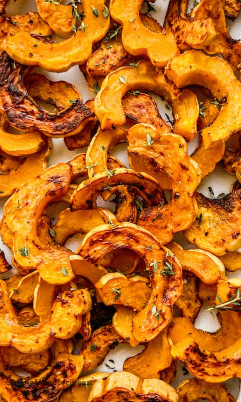 Roasted Delicata Squash Recipe