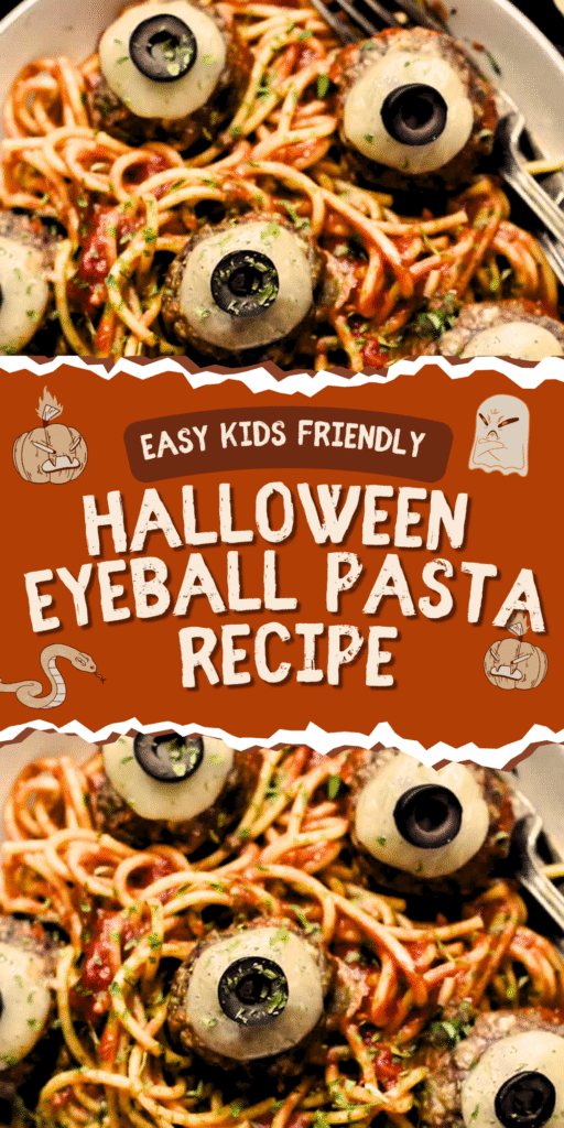 how to make Halloween Eyeball Pasta Recipe