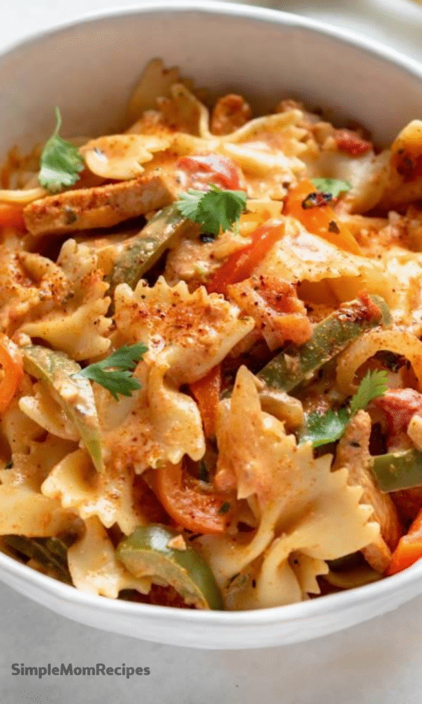 Creamy Cajun Chicken Bowtie Pasta Recipe