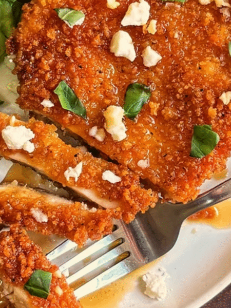 Crispy Hot Honey Feta Chicken Recipe