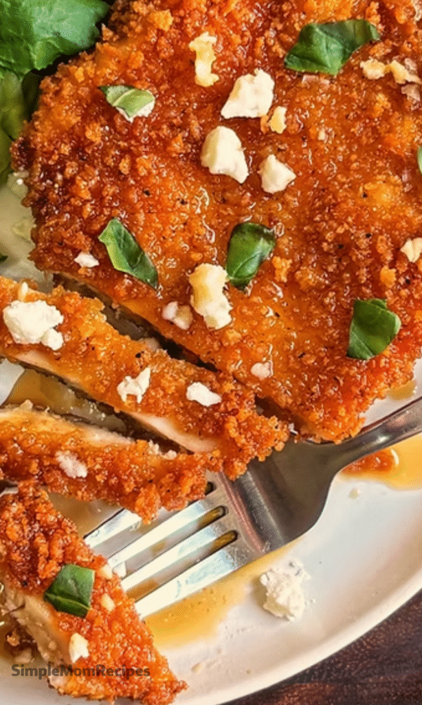 Crispy Hot Honey Feta Chicken Recipe