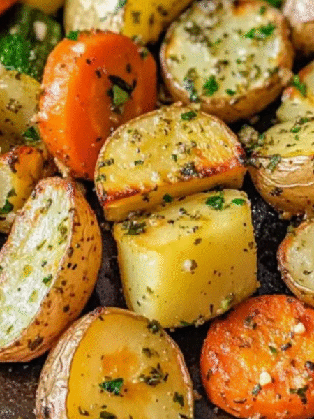 Garlic Herb Roasted Potatoes Recipe