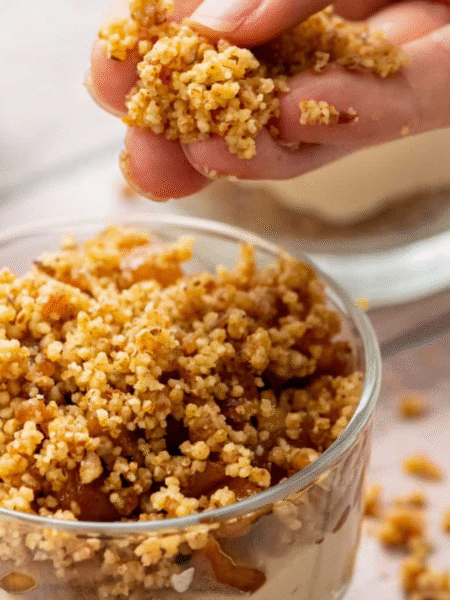 Mini Apple Crisp Cheesecakes